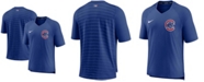 Nike Men's Royal Chicago Cubs Authentic Collection Pregame Performance V-Neck T-shirt